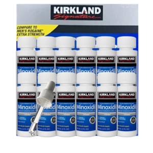 Minoxidil Kirkland 5% – 12 Meses de tratamento – 720 ml